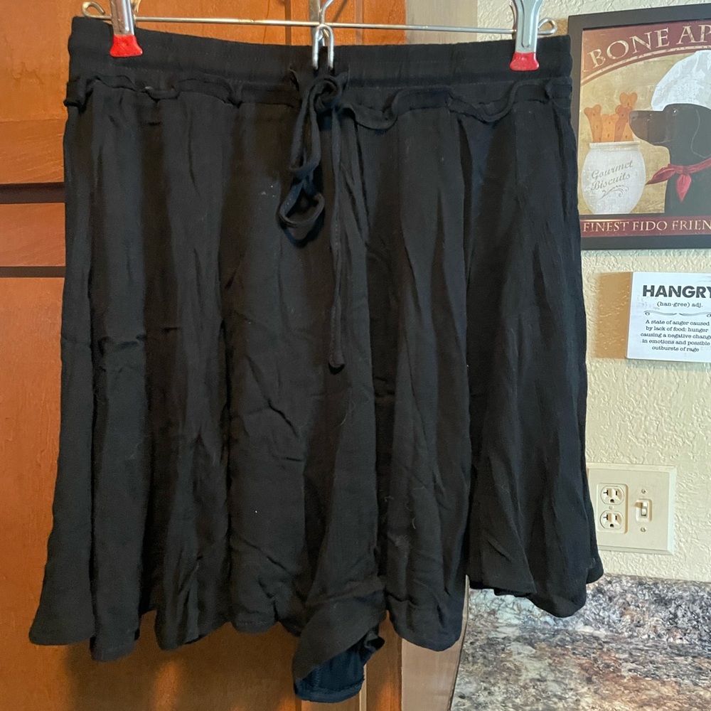 Black Flowy Skirt